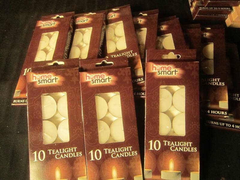 NEW LOT - 11 Boxes of 10 Tealight Candles