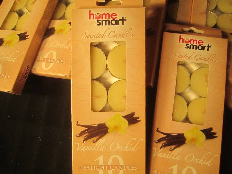 NEW LOT - 11 Boxes of 10 Vanilla Orchid Tealights