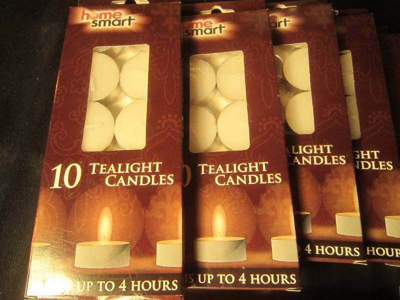 NEW LOT - 5 Boxes of 10 Apple Cinnamon Air Fresheners & 6 Tealight Candles