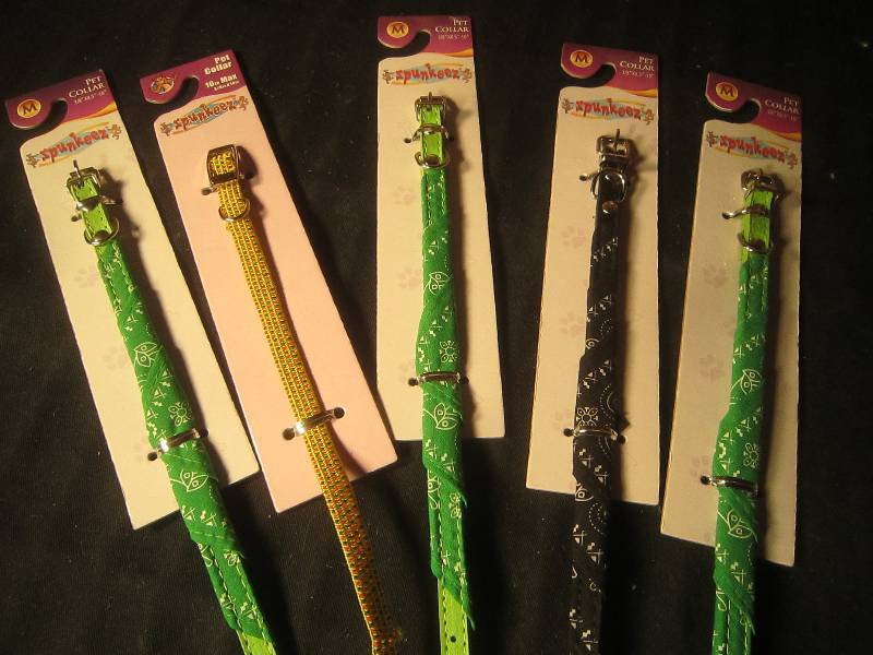 NEW LOT - 5 Dog Collars
