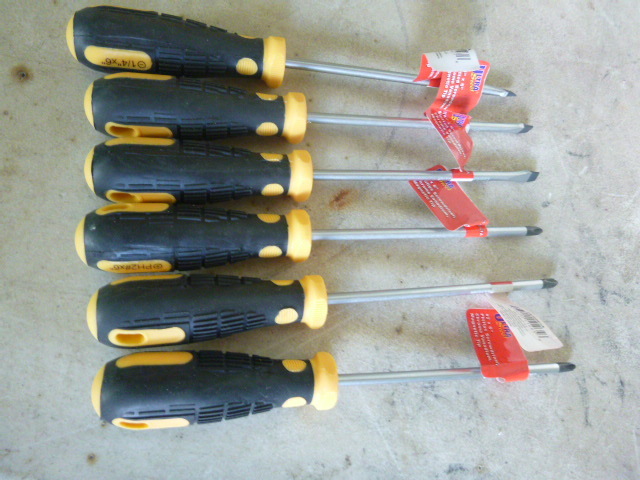 6 Ultra Steel Screwdrivers