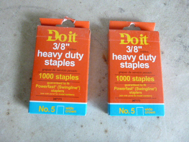 2 Boxes of Do-It 38 Heavy Duty Staples
