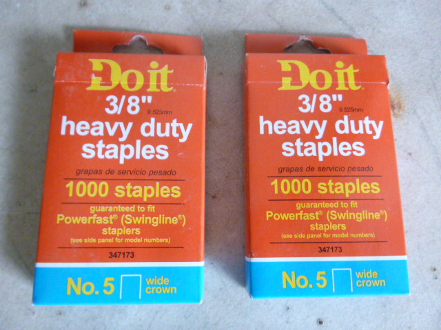 2 Boxes of Do-It 38 Heavy Duty Staples