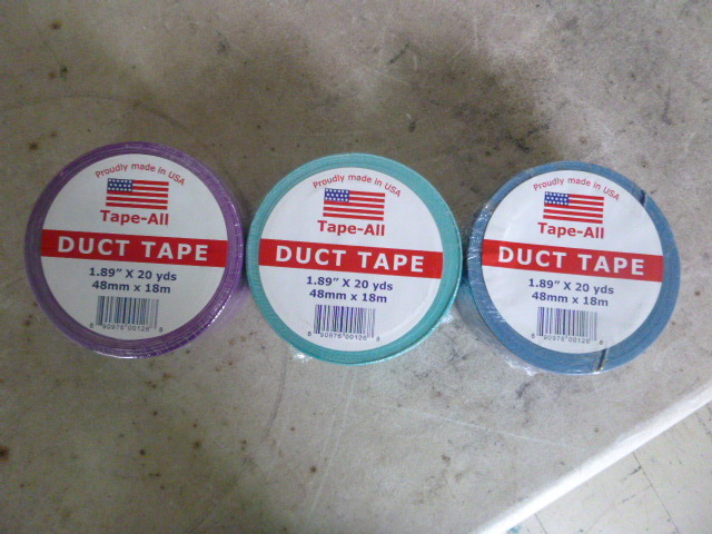 3 Rolls of Tape-All Duct Tape
