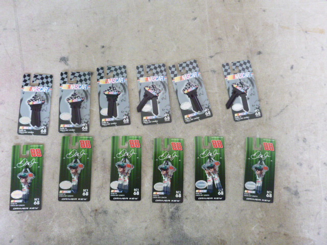12 NASCAR Blank House Keys