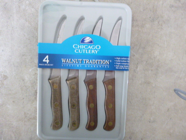 4 Piece Chicago Cutlery Steak Knife Set