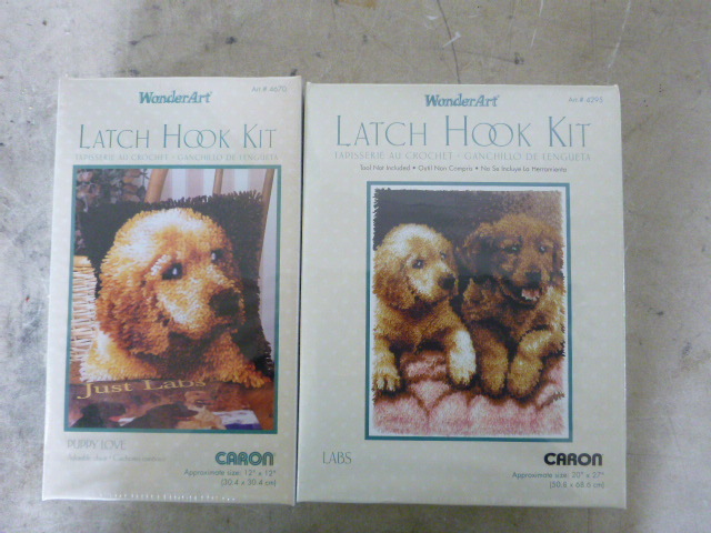 2 Wonder Art Latch Hook Kits