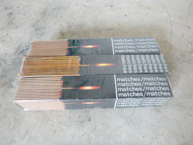 3 Boxes of Long Matches