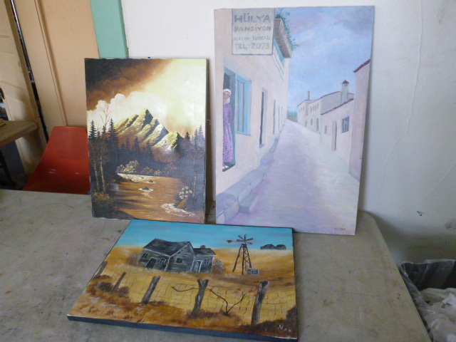 3 Oil Paintings