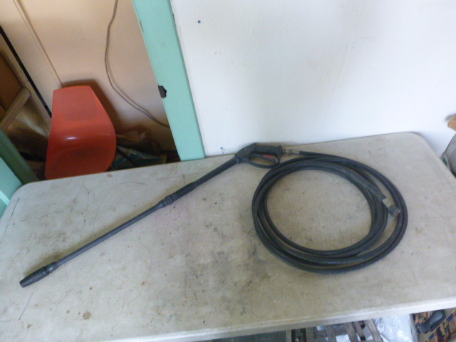 Pressure Washer Wand and Hose