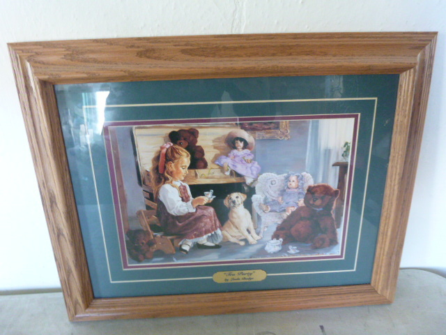 Tea Party Print by Linda Badge
