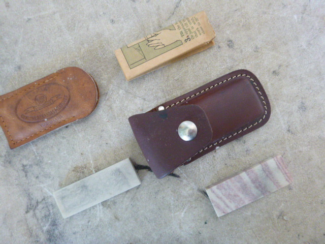 2 Small Sharpening Stones