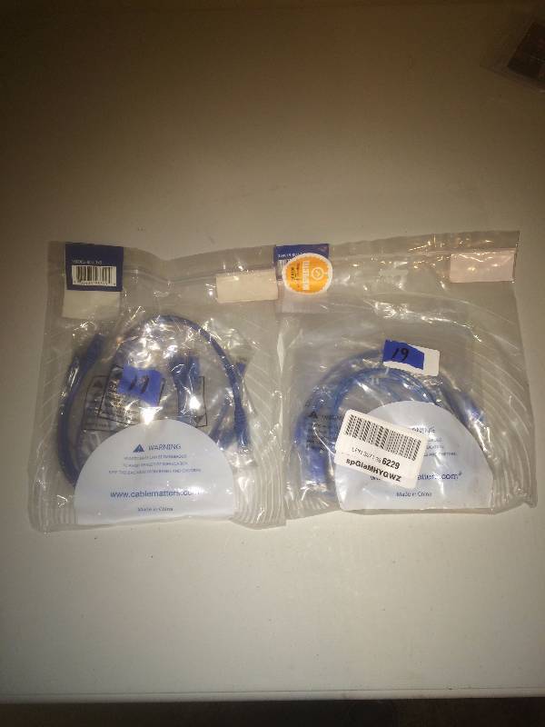 Ethernet Cables 4 total