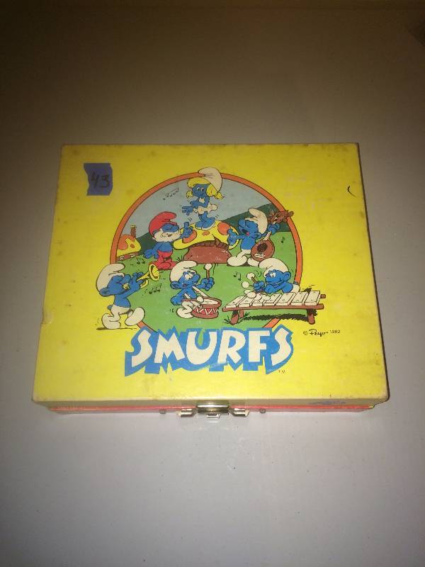 Smurfs 1982 Record Player