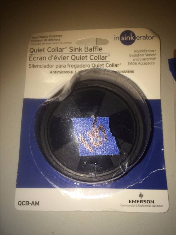 Door stop and sink baffle