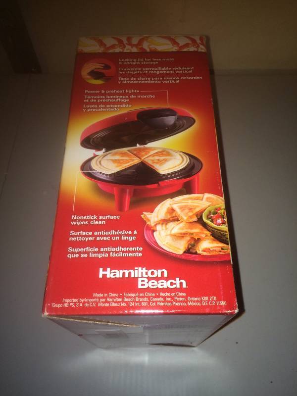 Hamilton Beach Quesadilla Maker