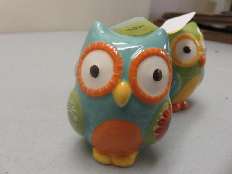 Owl Salt and Pepper Shakers