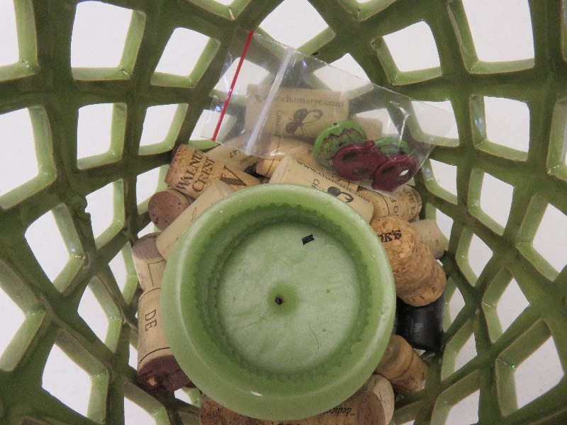 Candle holder (with wine corks)