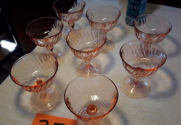 8 Luminarc Sherbet dishes.. Purchased from Target 35 years ago.