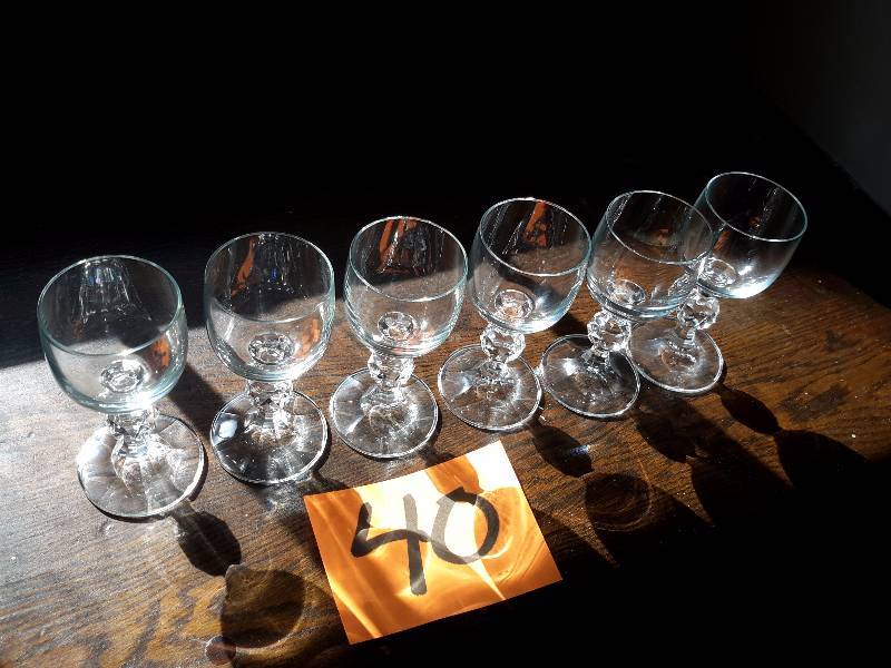 6 Crystal Cordials