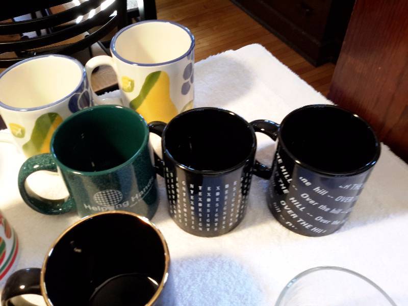 Lot of Mugs as pictured