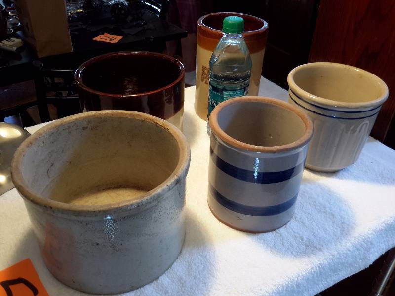 Lot of Small Crocks as pictured.