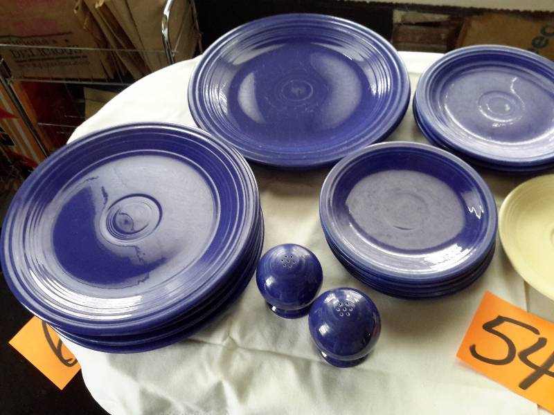 Fiesta ware as pictured and listed