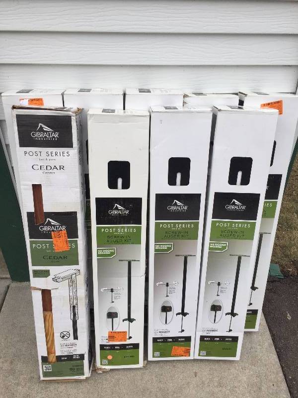 Lot of Mail Box Post Kits