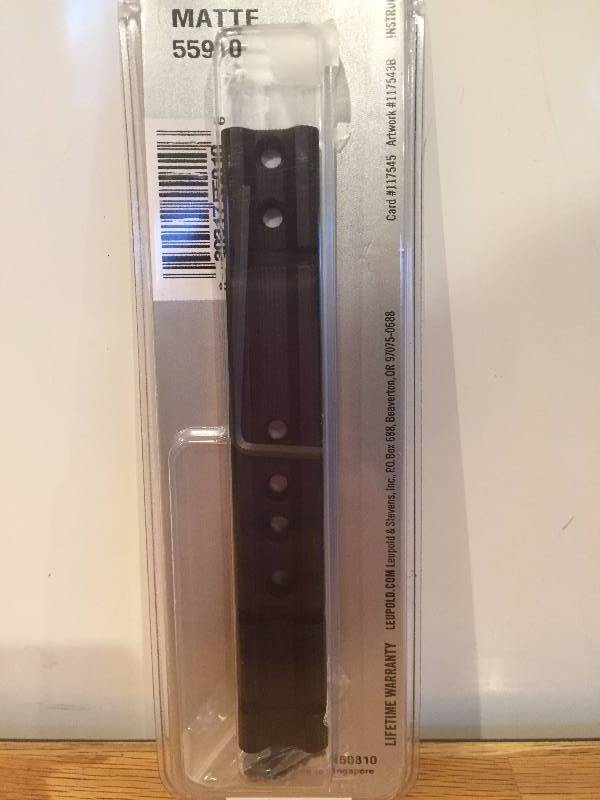lot 12 image: Leupold Rifleman 1pc Base Marlin Matte