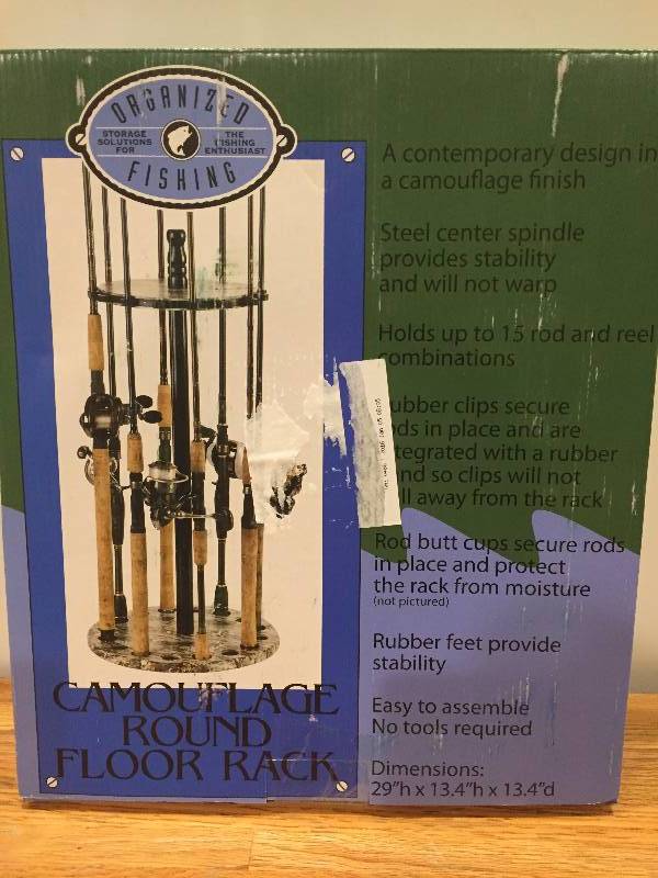 lot 43 image: Camouflage Round Floor Rack