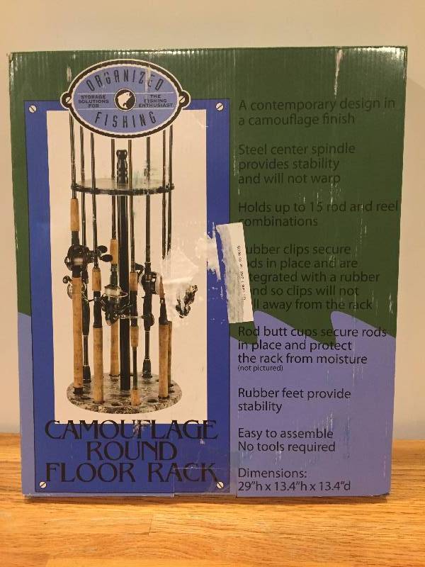 lot 44 image: Camouflage Round Floor Rack
