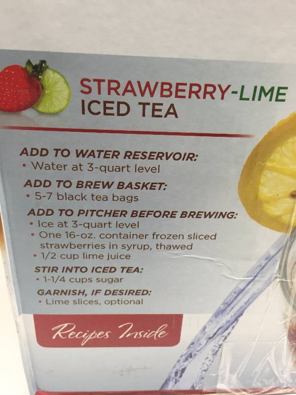 lot 20 image: MR COFFEE FRESH ICED TEA MAKER