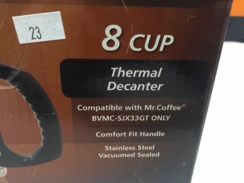 lot 23 image: MR COFFEE THERMAL DECANTER