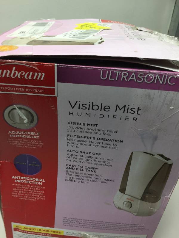 lot 27 image: SUNBEAM VISIBLE MIST HUMIDIFIER