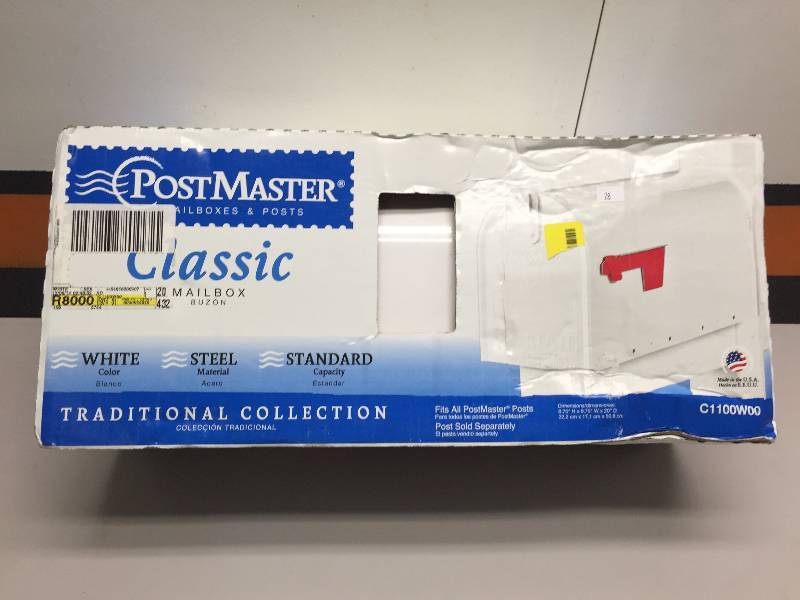 lot 28 image: POST MASTER MAIL BOX