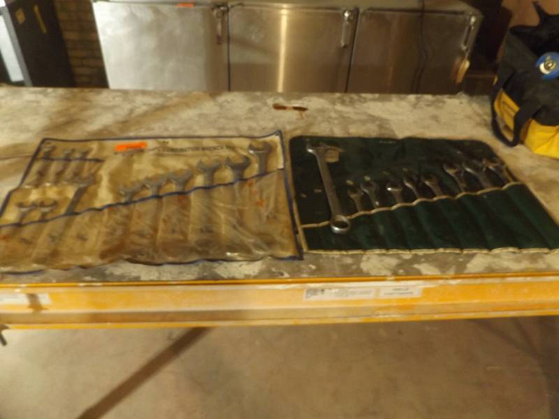 2 sets of wrenches
