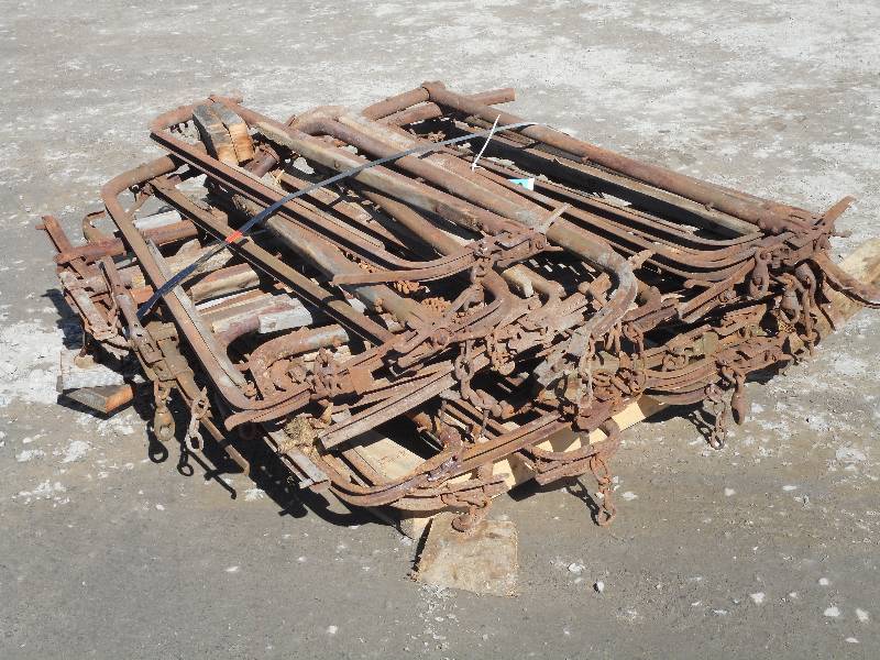 Pallet Lot Of Vintage Cattle Stanti...