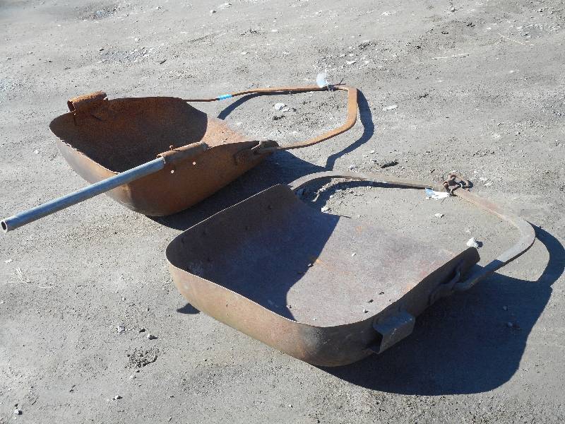 (2) Antique HorseDrawn Steel Scoop... LE March Consignments 3 KBID