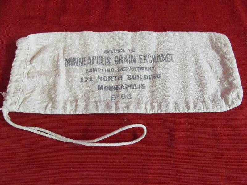 lot 12 image: Minneapolis Grain Exchange sampling bag