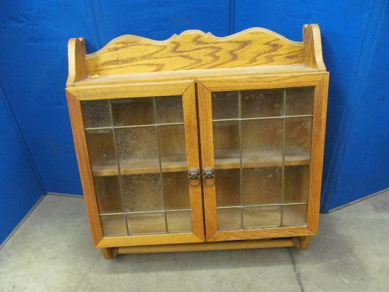 lot 31 image: wall hanging cabinet