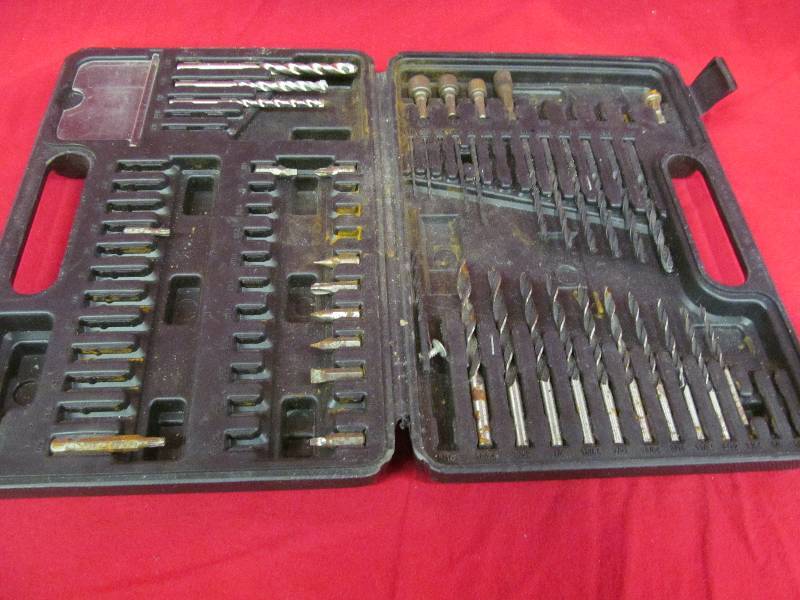 lot 34 image: Black n Decker drill bit case
