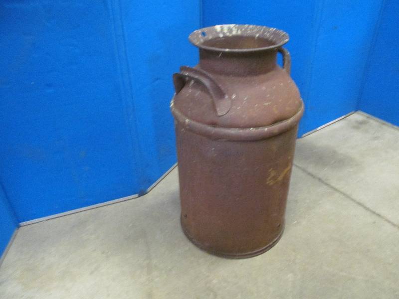 lot 46 image: vintage milk can
