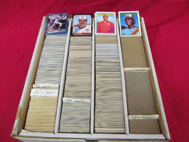 lot 56 image: baseball cards