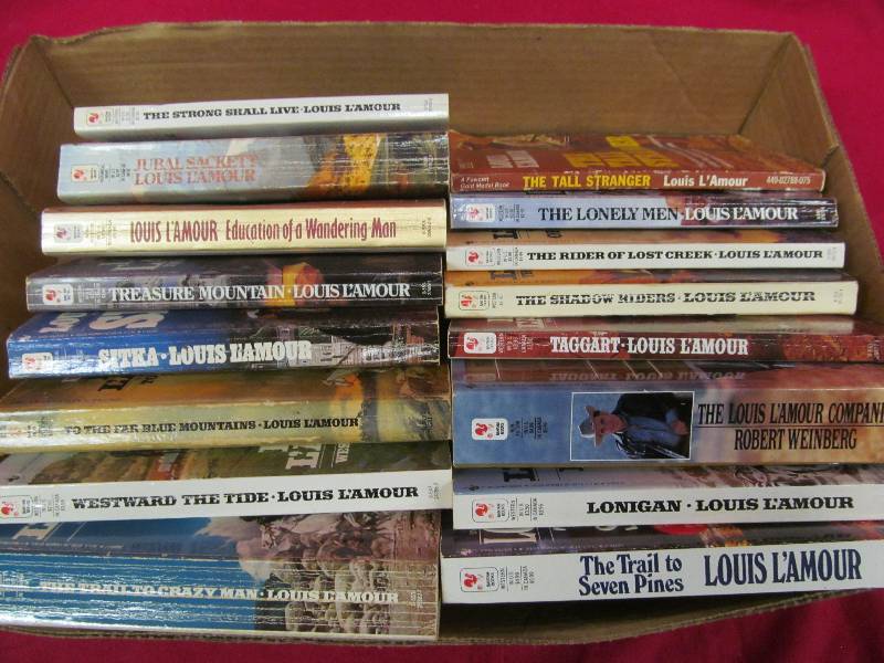 lot 75 image: Louis L Amour books