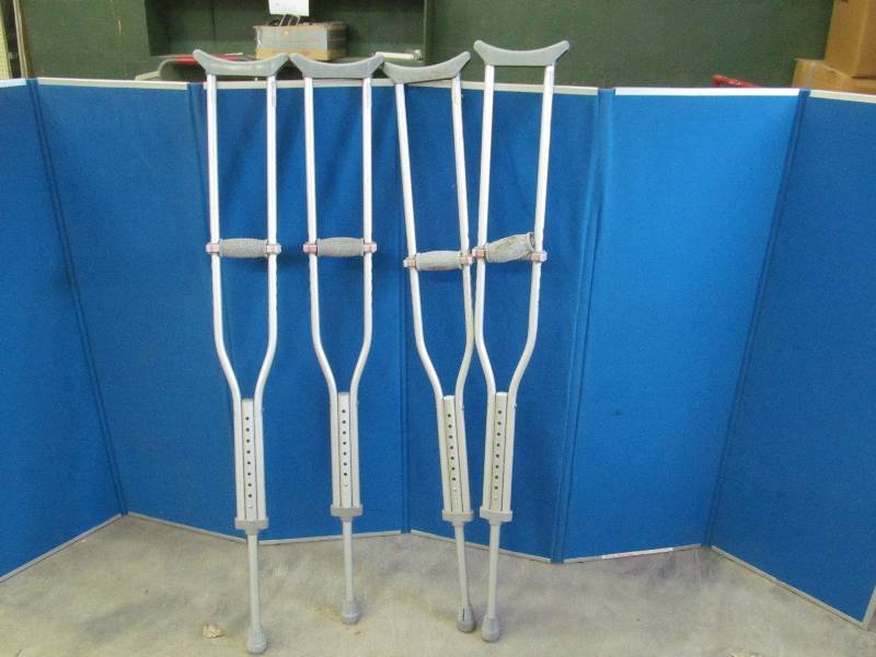 lot 183 image: crutches