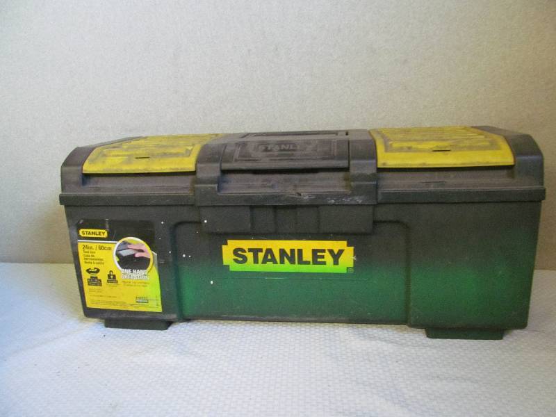 lot 198 image: Stanley tool box