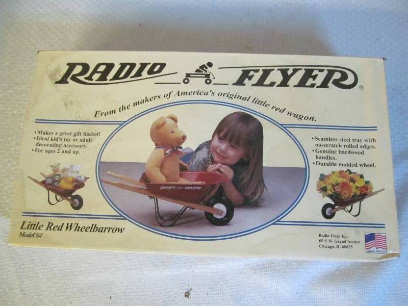 radio flyer wheelbarrow