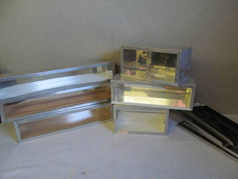 lot 218 image: display cases
