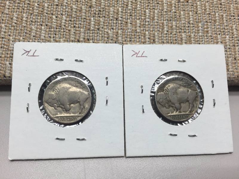 1930 P, S BUFFALO NICKELS