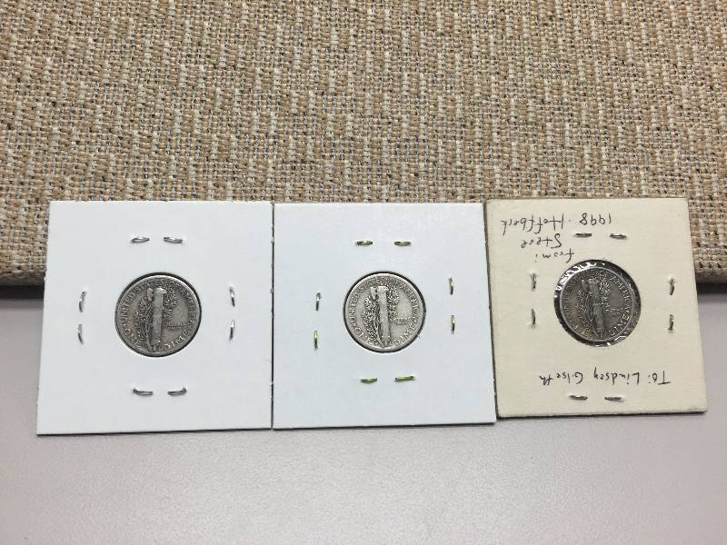 1939 P, D, S MERCURY DIMES